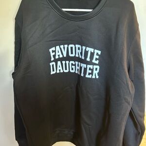 SHEIN Black Crew Neck Sweatshirt